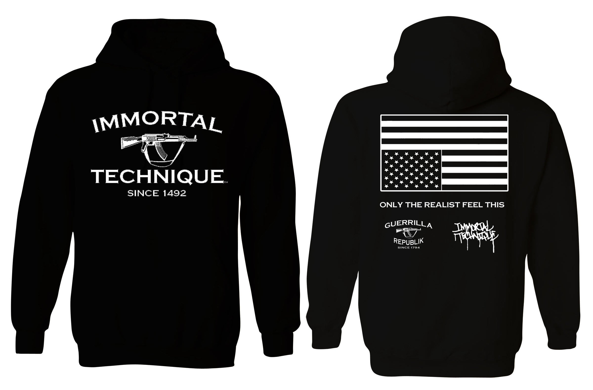Immortal Technique Hoodie - Black